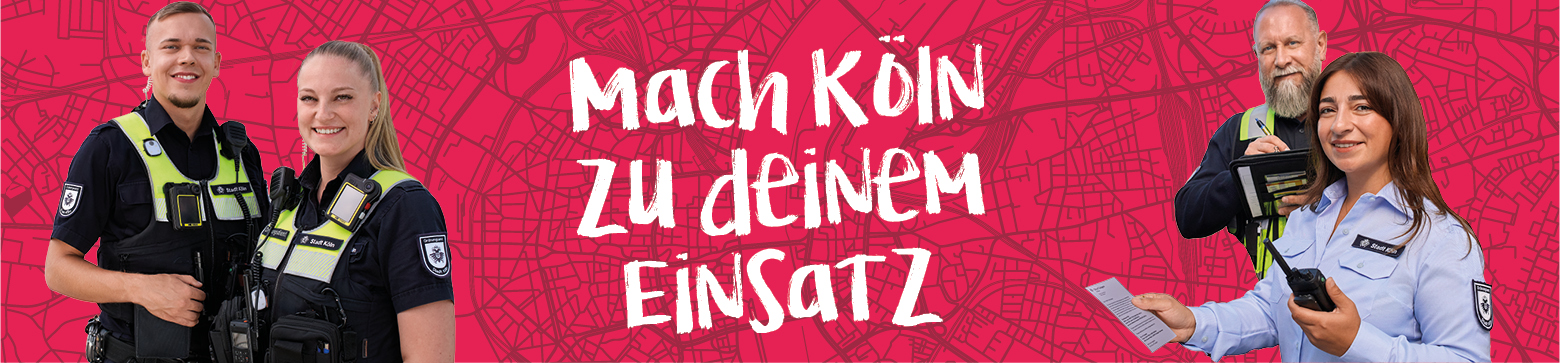 "Mach Köln zu deinem Einsatz“ mit Kolleg*innen des Kommunalen Ordnungs- und Verkehrsdienstes