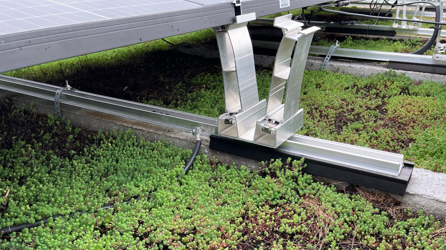 Streben der Solamodule